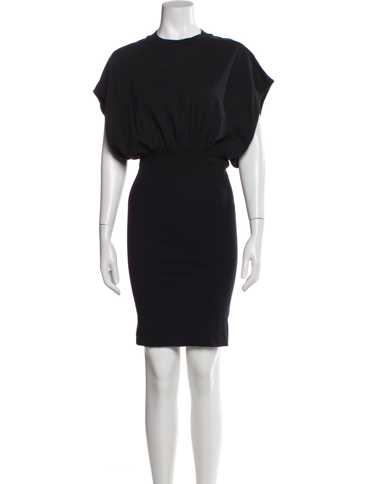 Rick Owens Drkshdw Crew Neck Knee-Length Dress