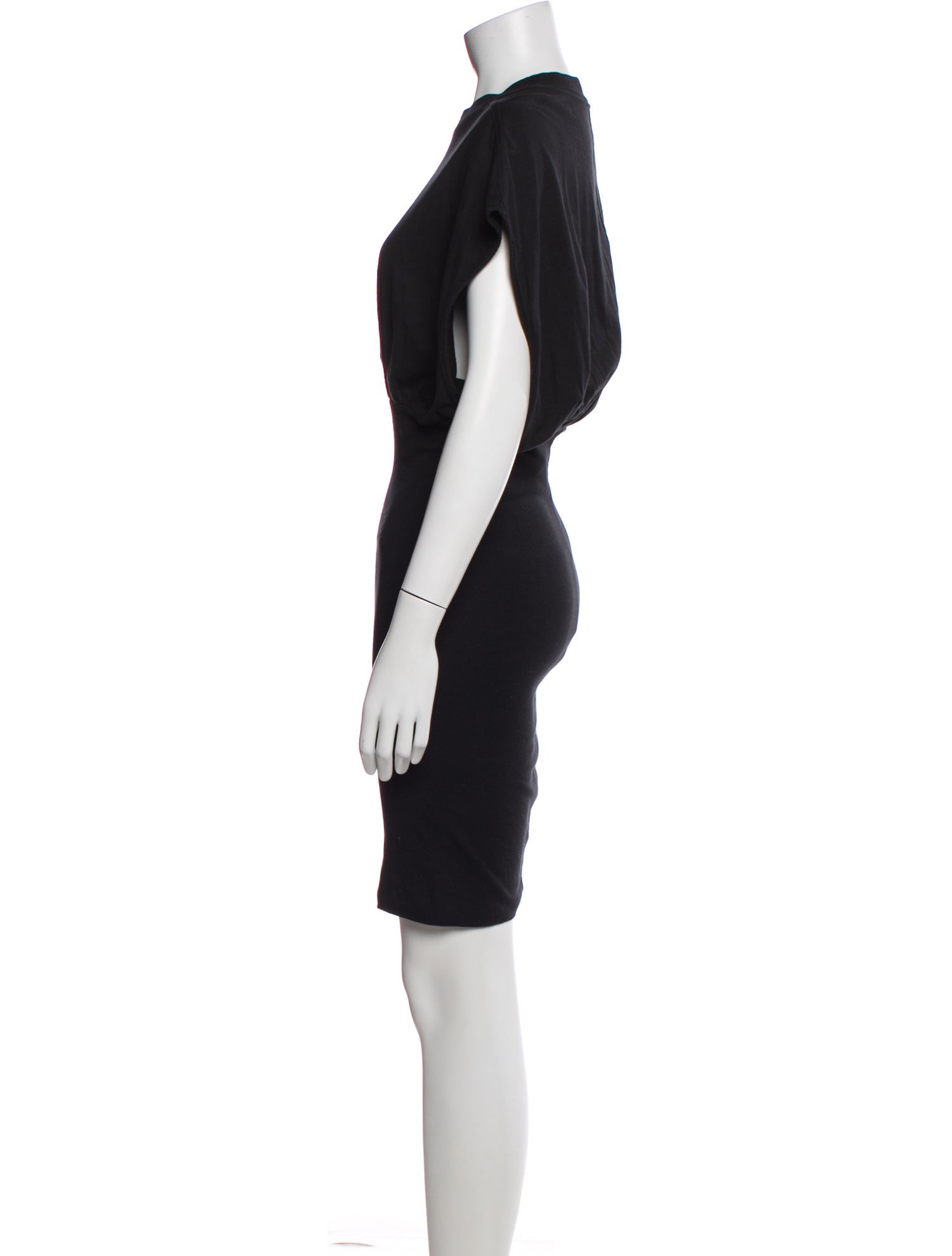 Rick Owens Drkshdw Crew Neck Knee-Length Dress