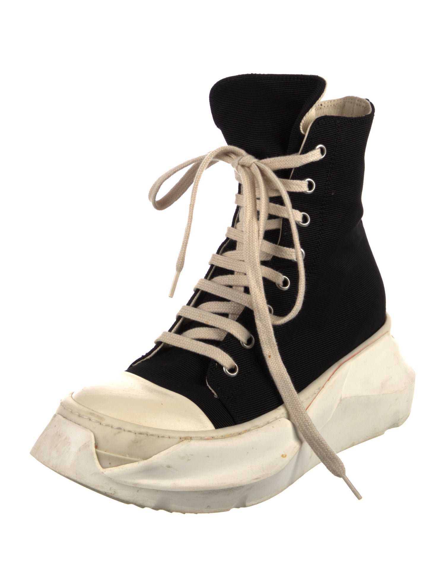 Rick Owens Drkshdw Canvas Lace-Up Boots