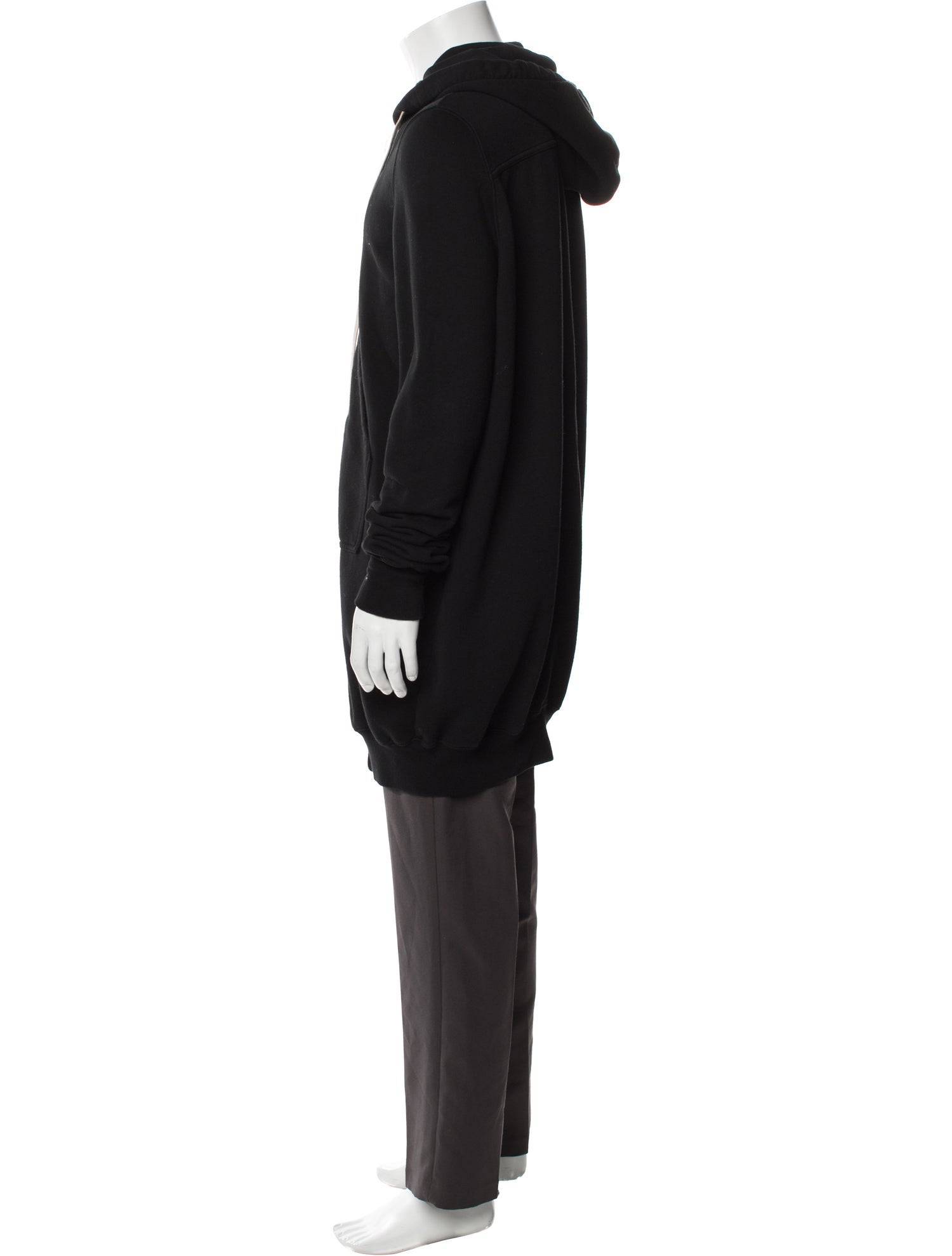 Rick Owens Drkshdw Crew Neck Long Sleeve Hoodie