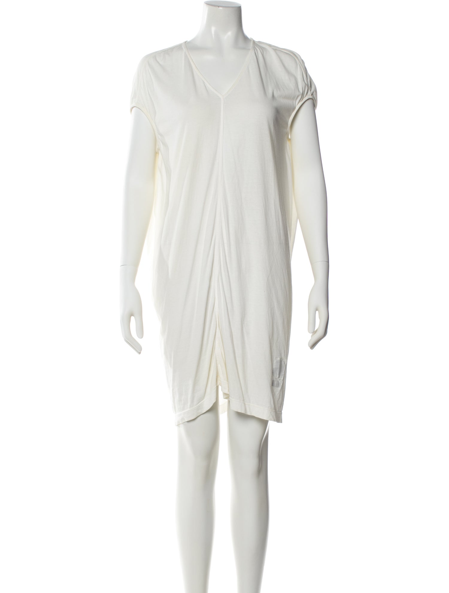 Rick Owens Drkshdw V-Neck Mini Dress