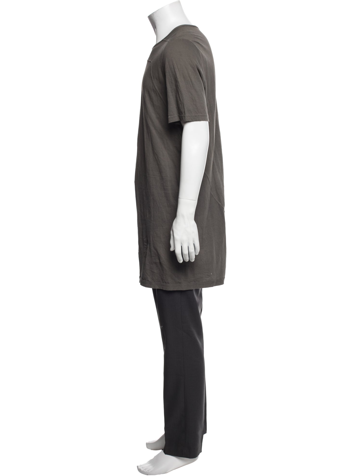Rick Owens Drkshdw Scoop Neck Short Sleeve T-Shirt