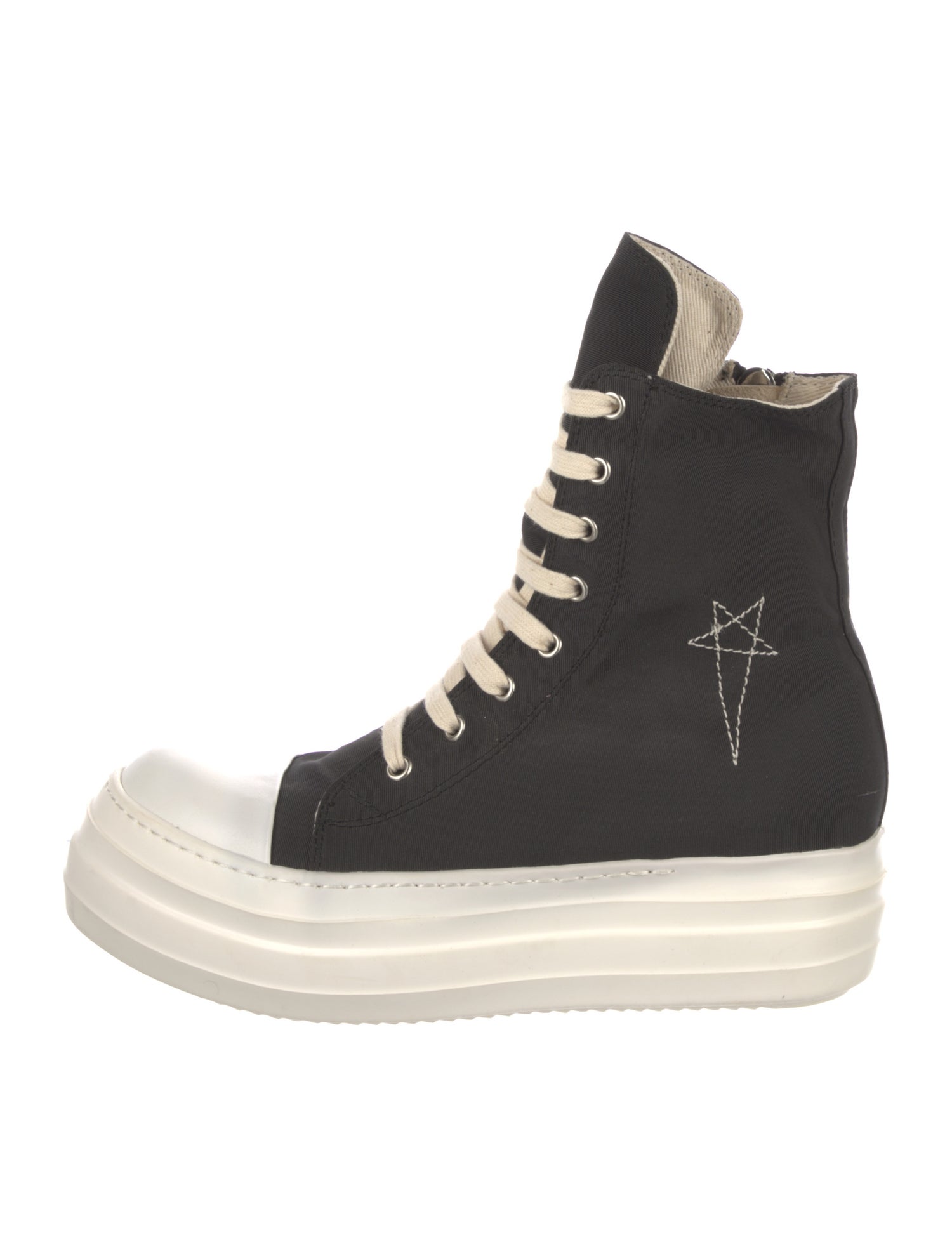 Rick Owens Drkshdw Canvas Sneakers