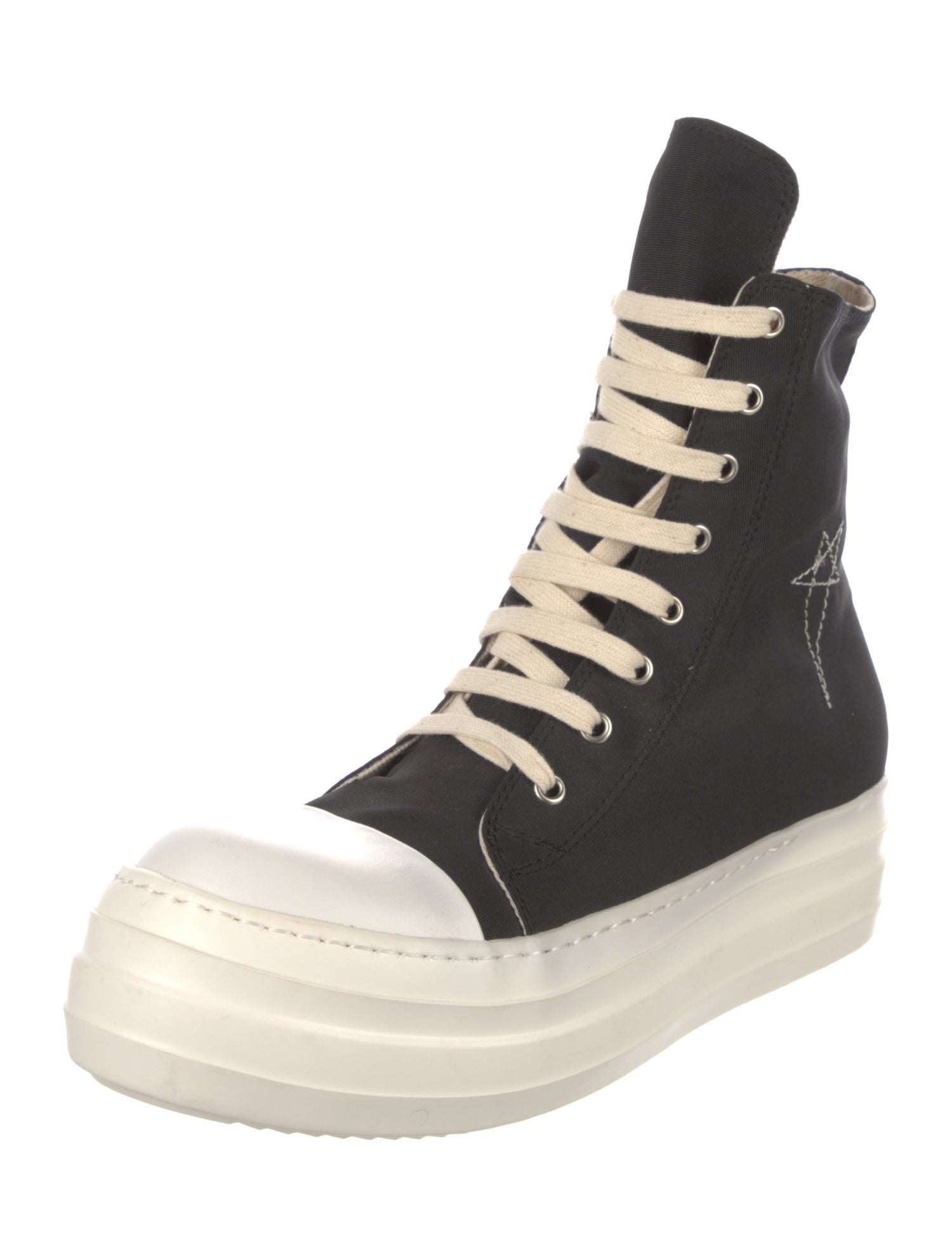 Rick Owens Drkshdw Canvas Sneakers