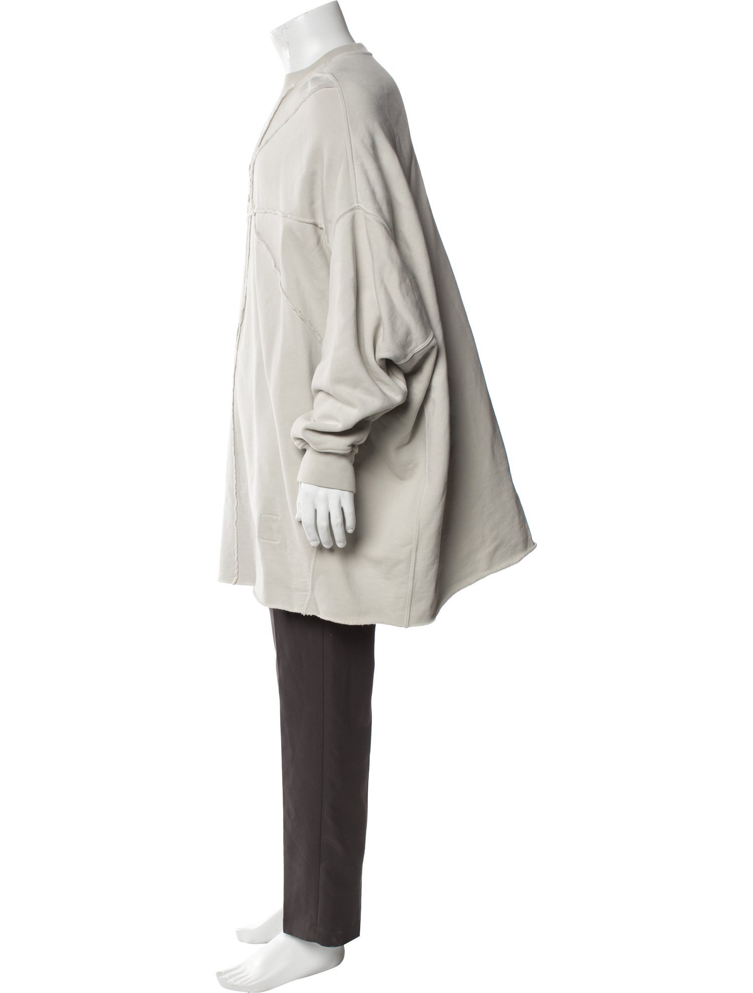Rick Owens Drkshdw Crew Neck Long Sleeve Sweatshirt