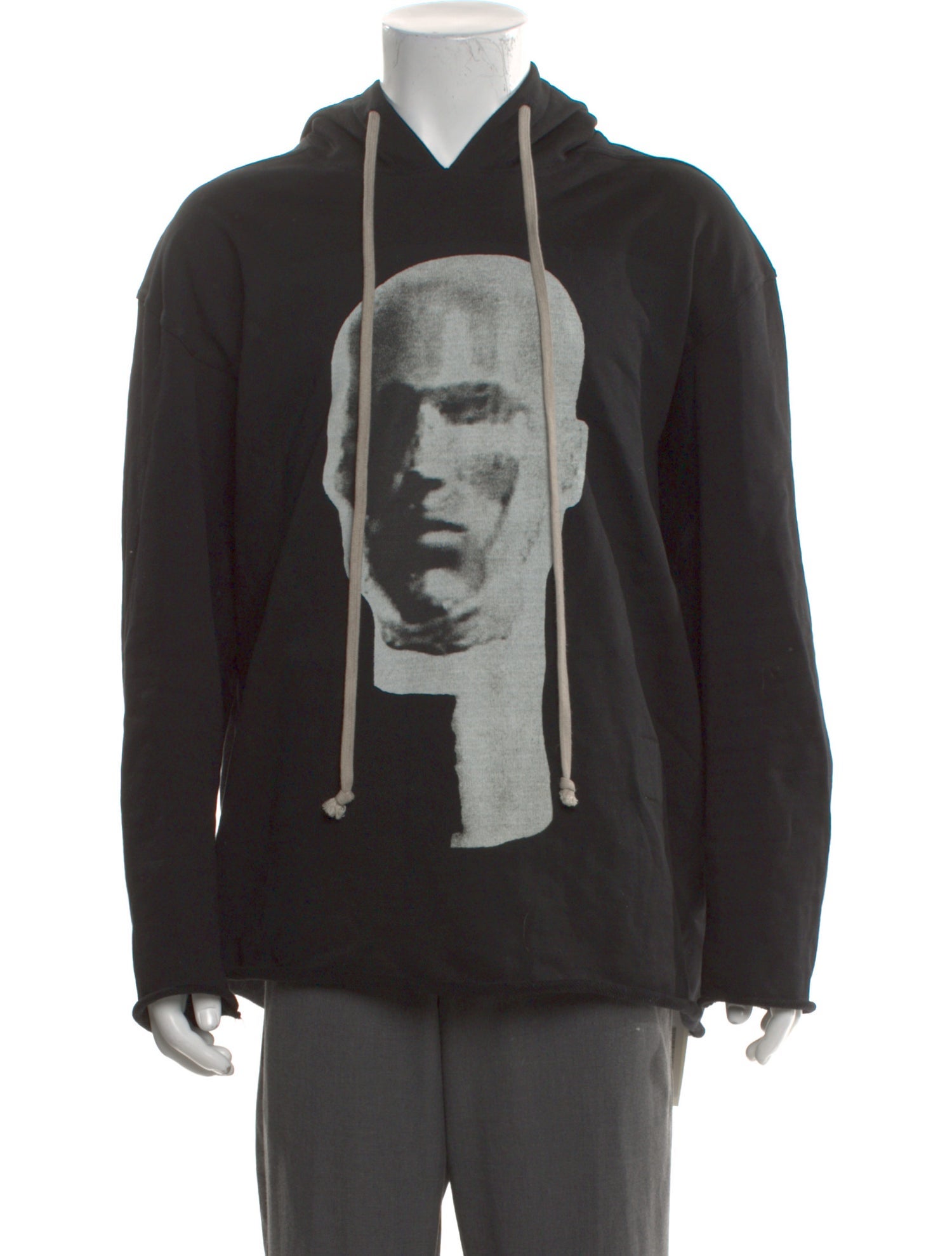 Rick Owens Drkshdw Graphic Print Crew Neck Hoodie