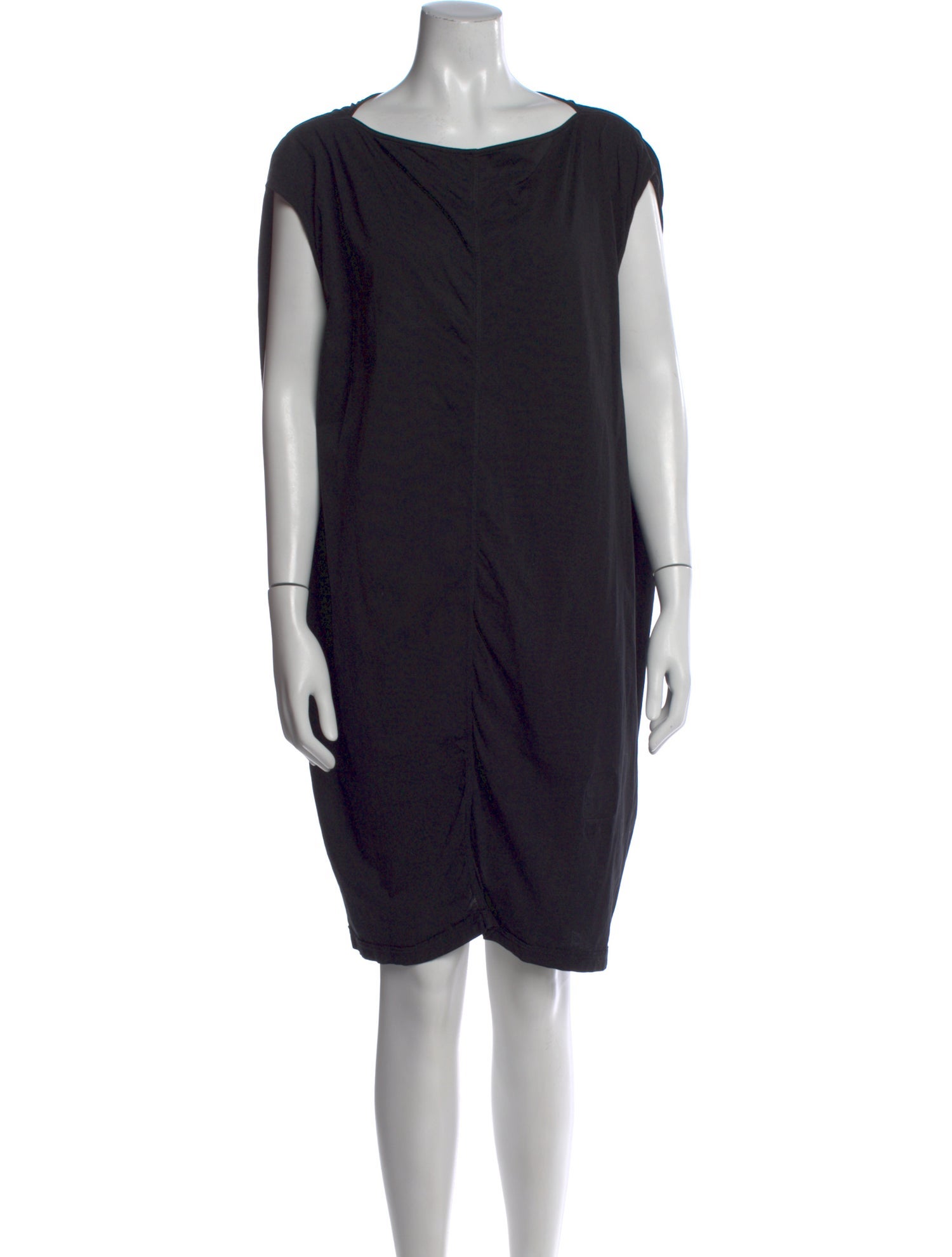 Rick Owens Drkshdw Scoop Neck Mini Dress