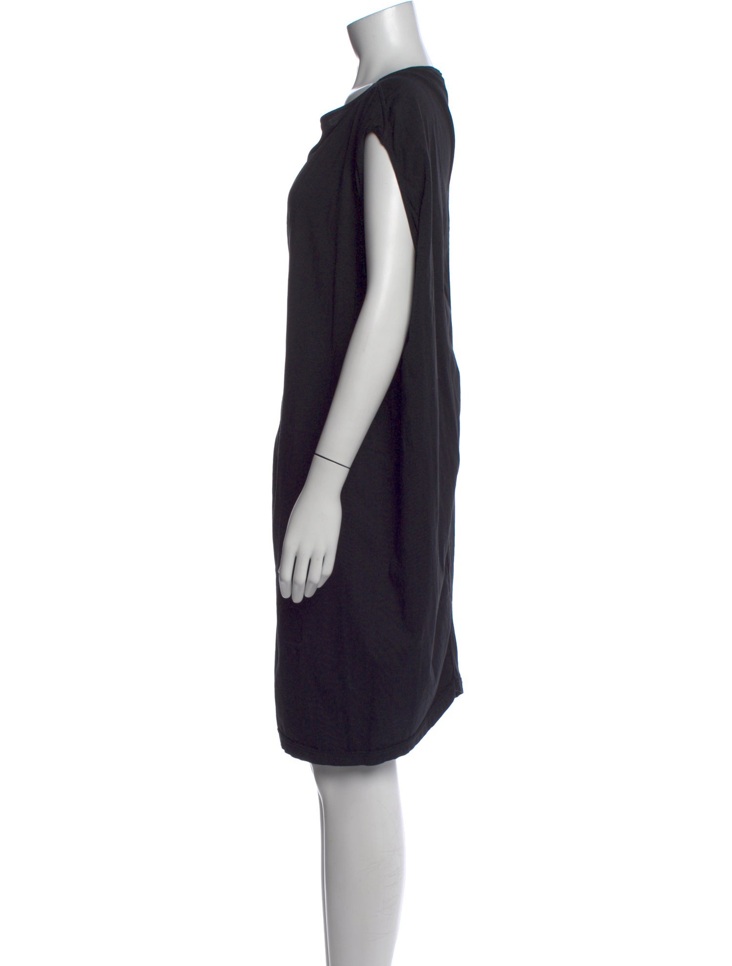 Rick Owens Drkshdw Scoop Neck Mini Dress