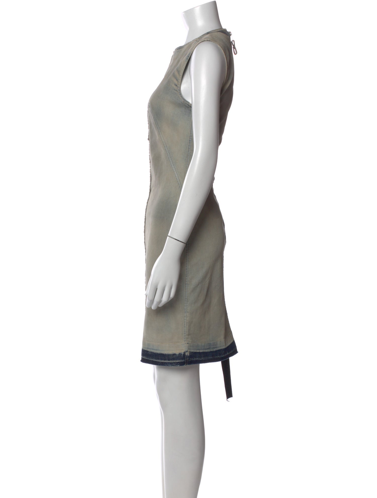 Rick Owens Drkshdw Crew Neck Knee-Length Dress