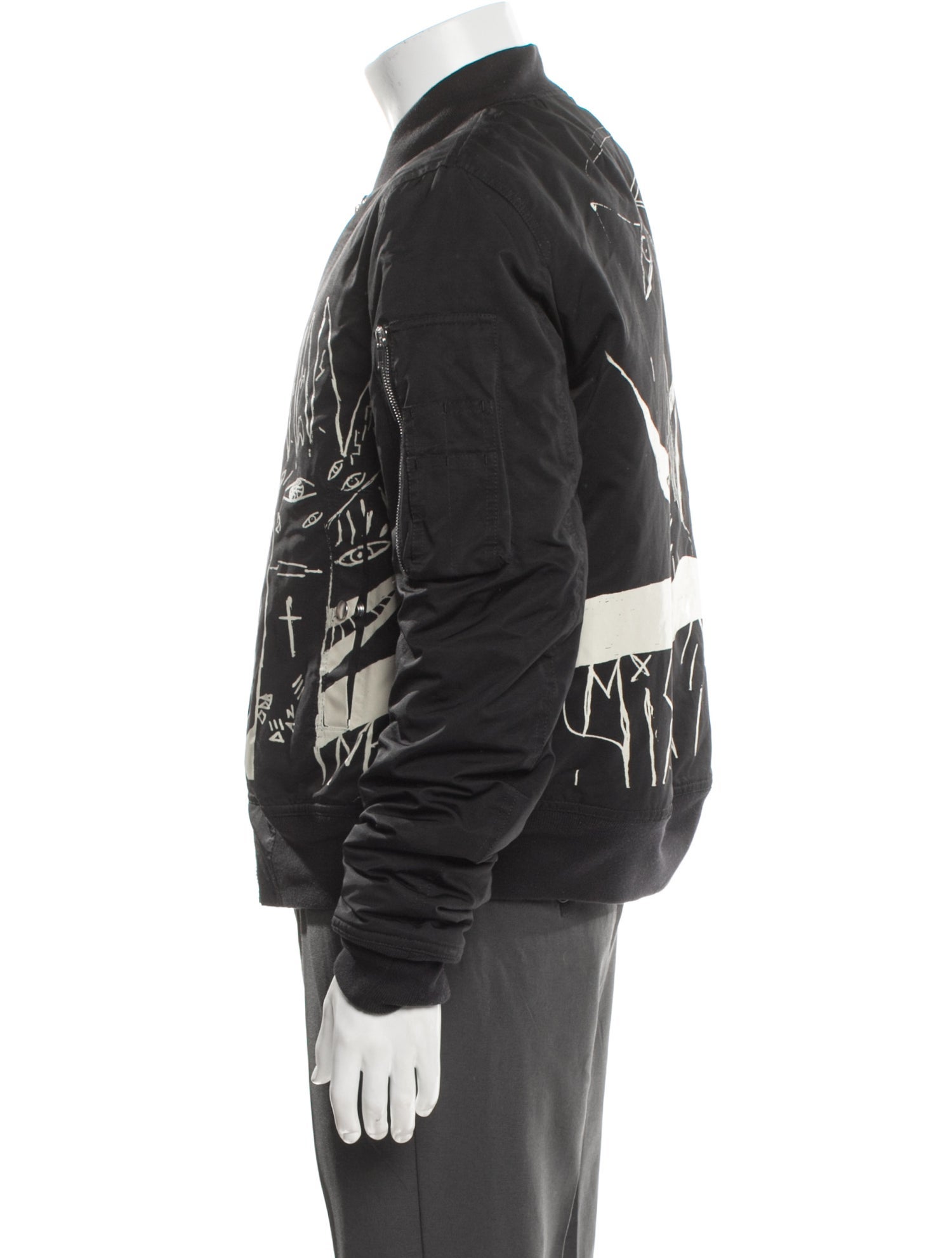 Rick Owens Drkshdw 2022 Graphic Print Bomber Jacket w/ Tags