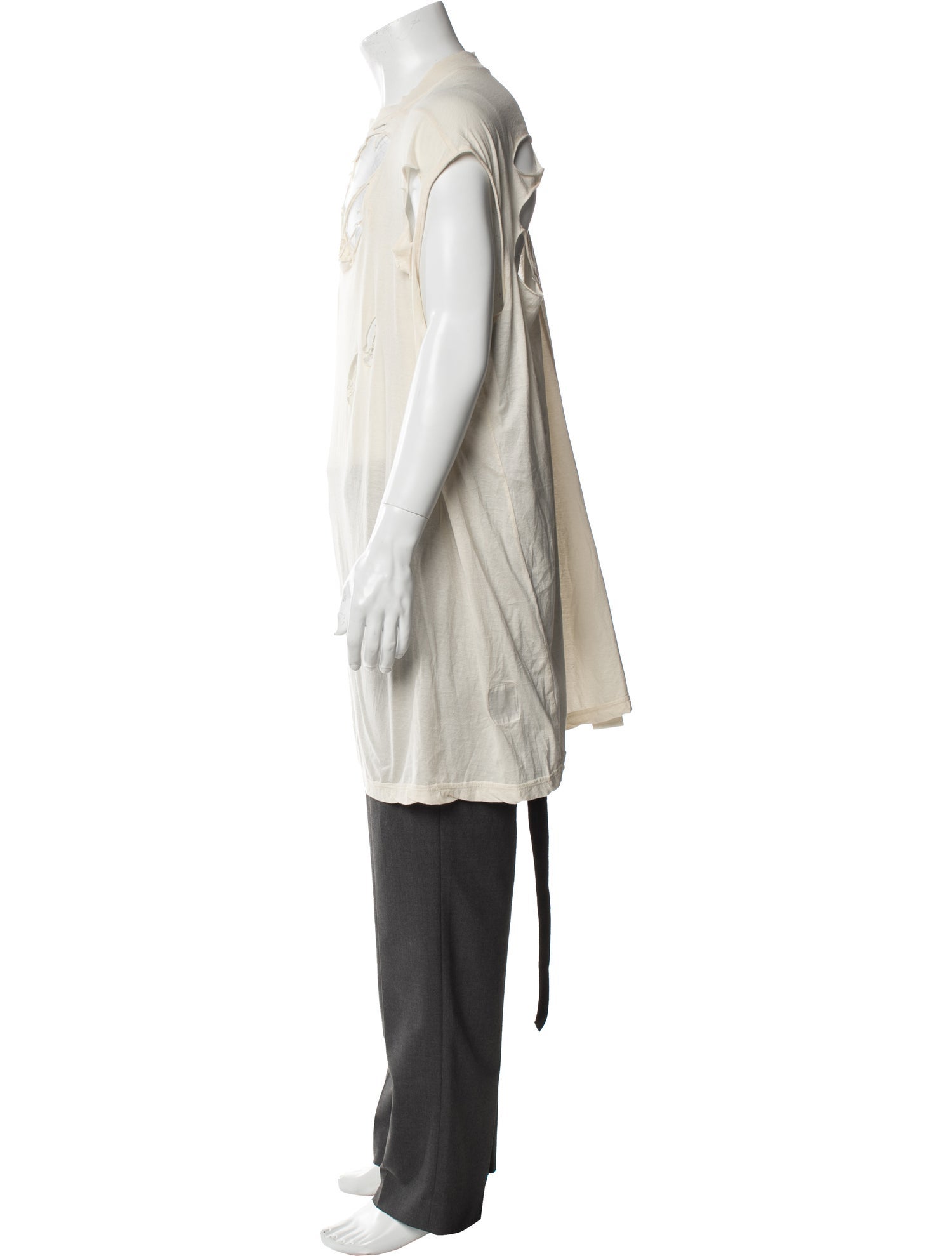 Rick Owens Drkshdw Graphic Print Scoop Neck Tank