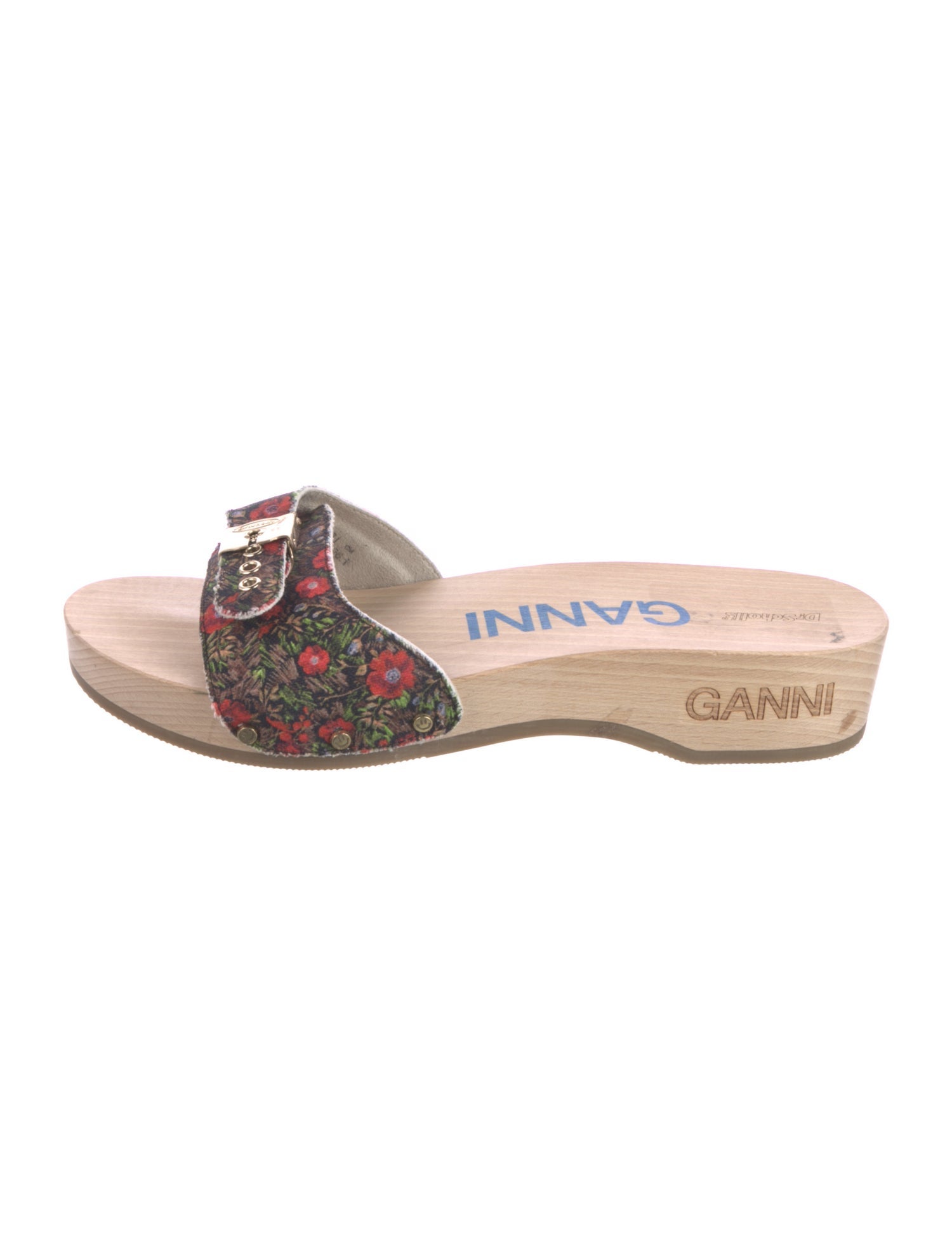 Dr. Scholl's X GANNI Canvas Floral Print Slides