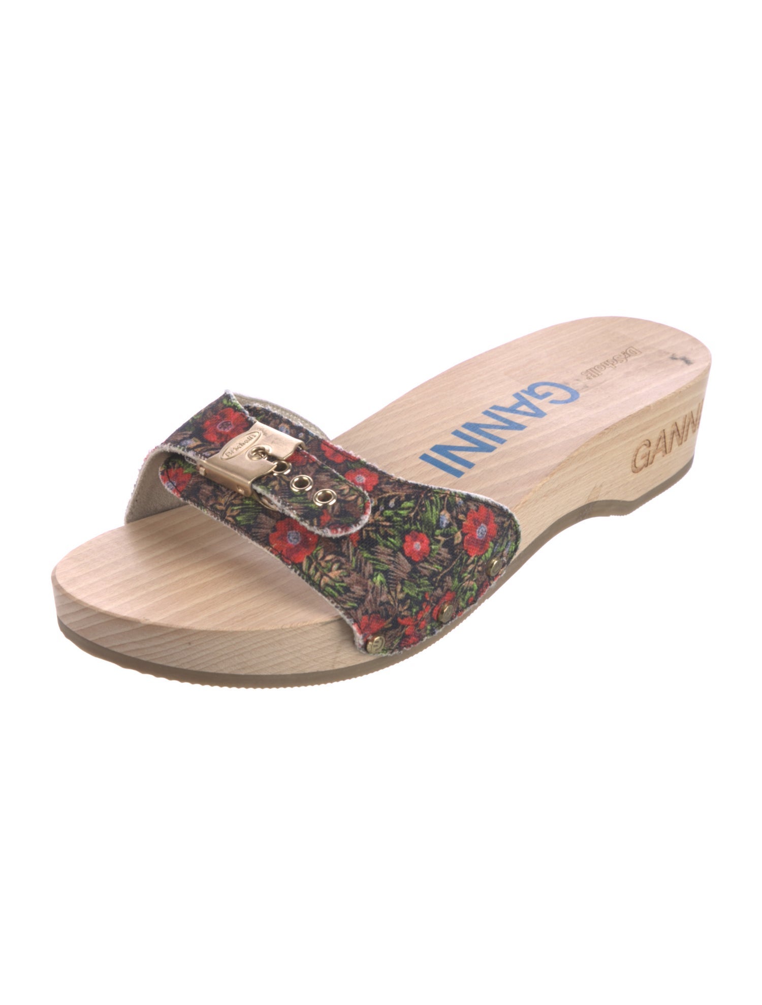 Dr. Scholl's X GANNI Canvas Floral Print Slides