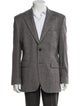 DAKS Wool Cutout Accent Blazer