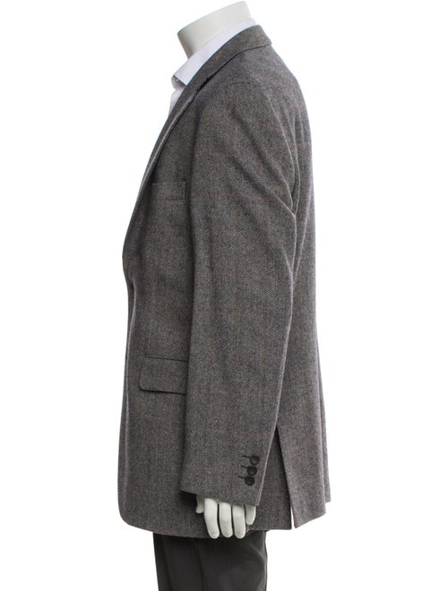 DAKS Wool Cutout Accent Blazer