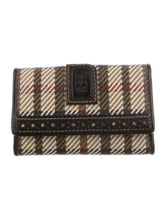 DAKS Leather Bifold Keychain