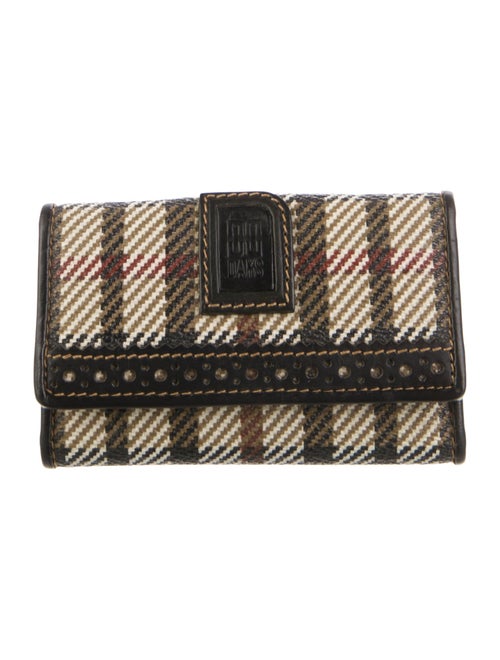 DAKS Leather Bifold Keychain