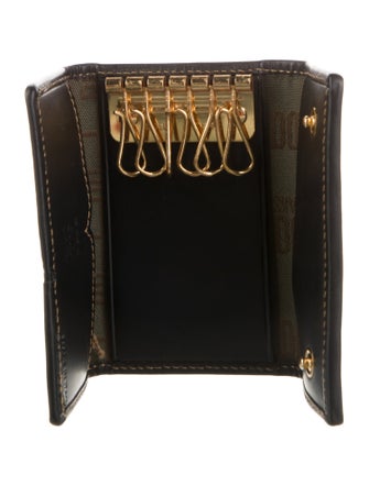 DAKS Leather Bifold Keychain