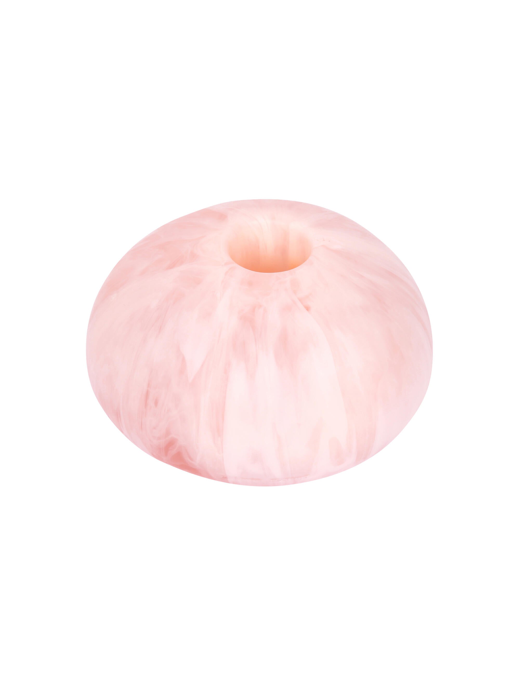 Dinosaur Designs Small River Stone Vase Shell Pink Pink Decorative