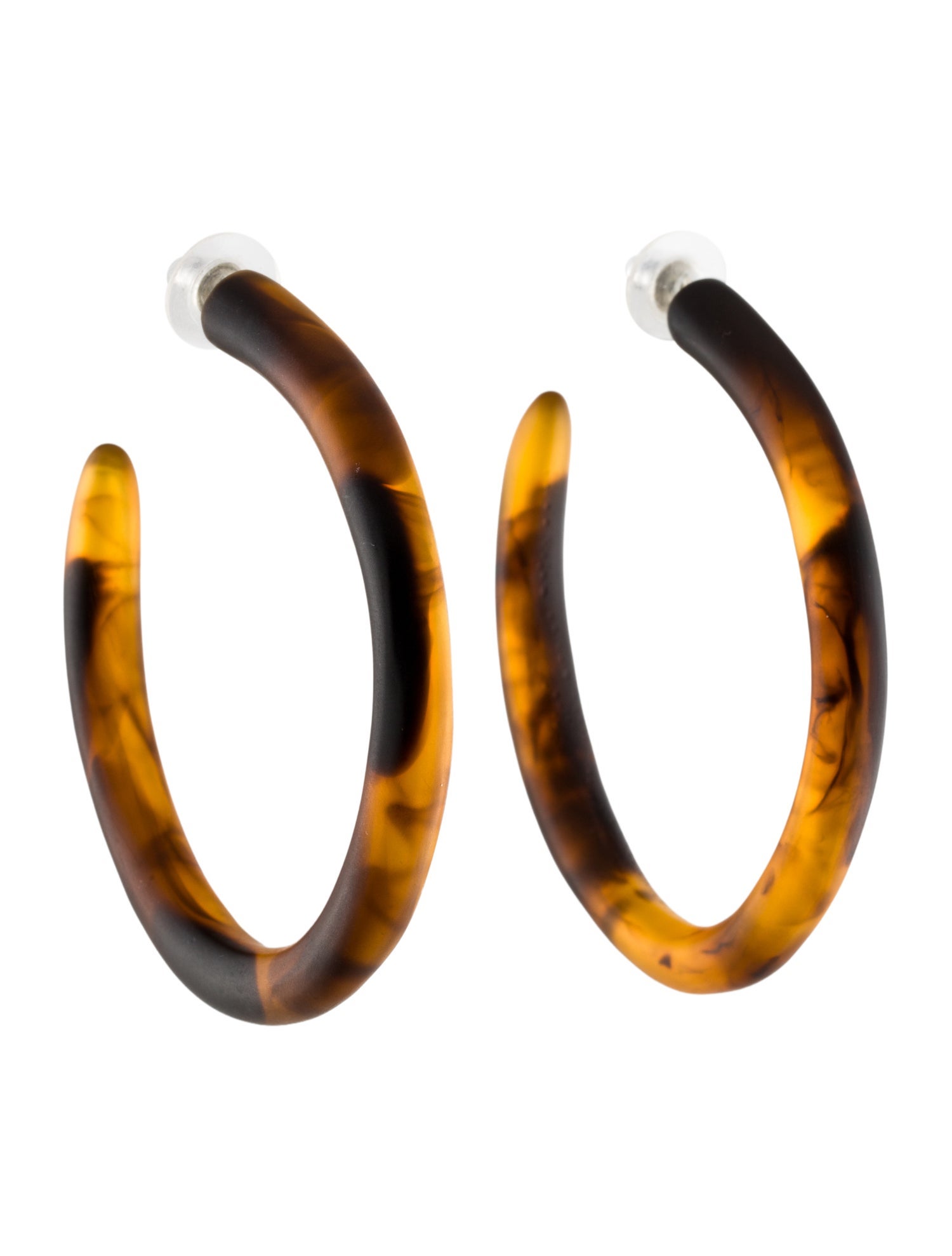 Dinosaur Designs Resin Hoop Earrings