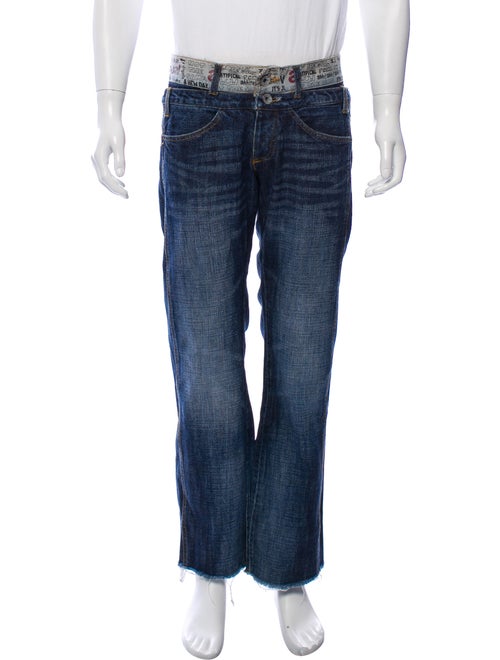 Desigual Denim Straight-Leg Jeans blue