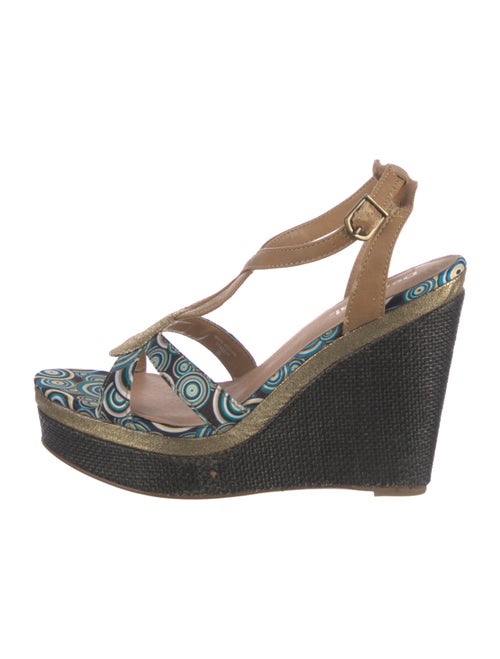 Desigual Printed T-Strap Pumps