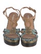 Desigual Printed T-Strap Pumps