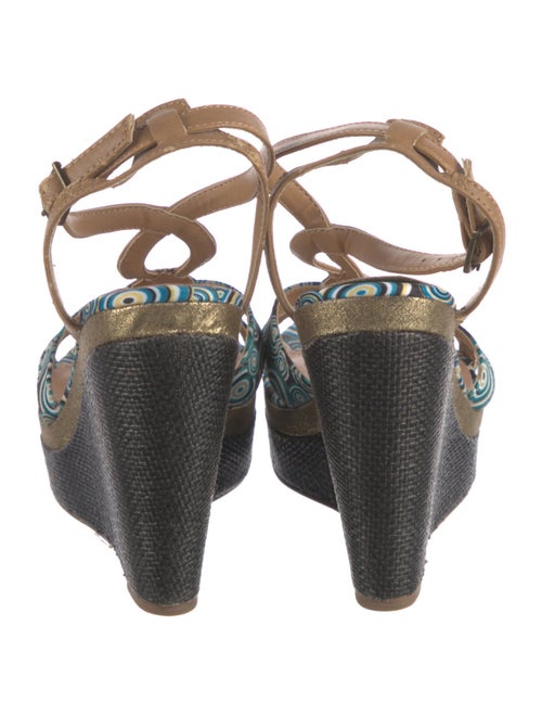 Desigual Printed T-Strap Pumps