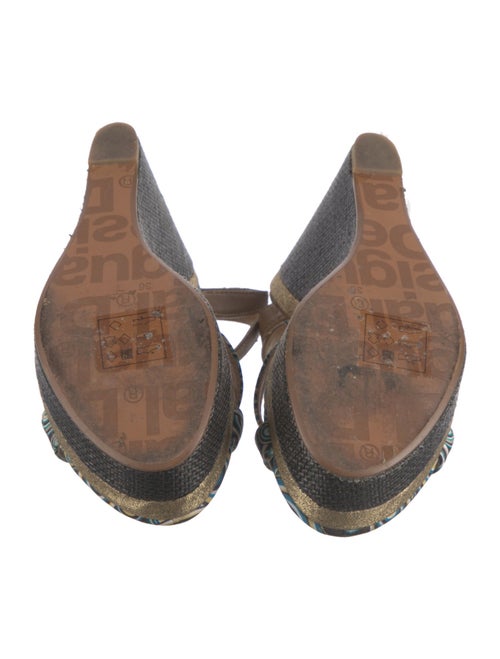 Desigual Printed T-Strap Pumps