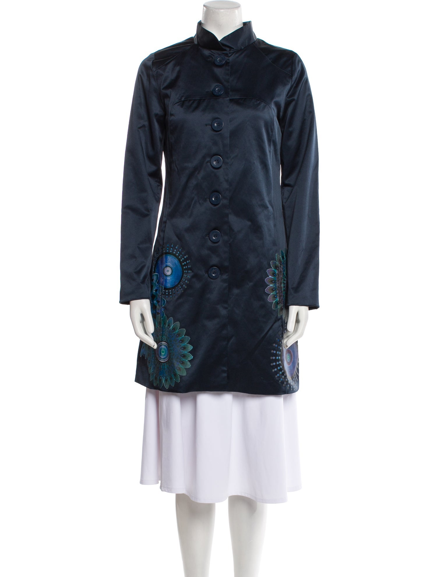 Desigual Printed Trench Coat