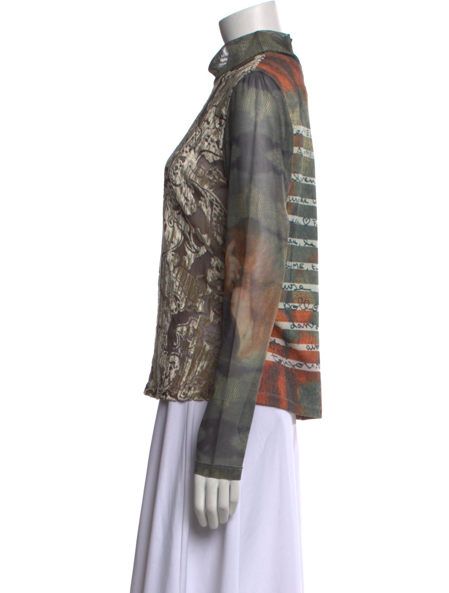 Desigual Silk Printed Top