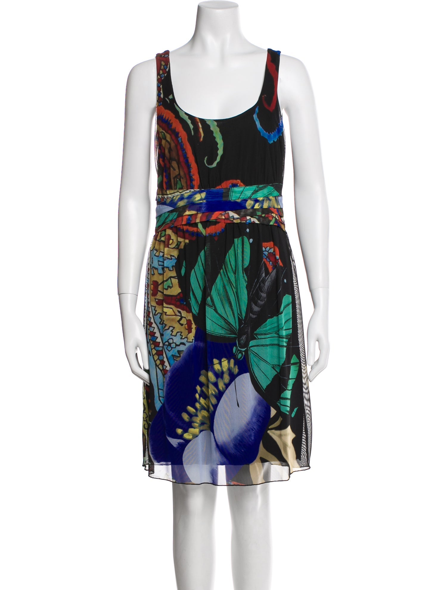 Desigual Printed Knee-Length Dress