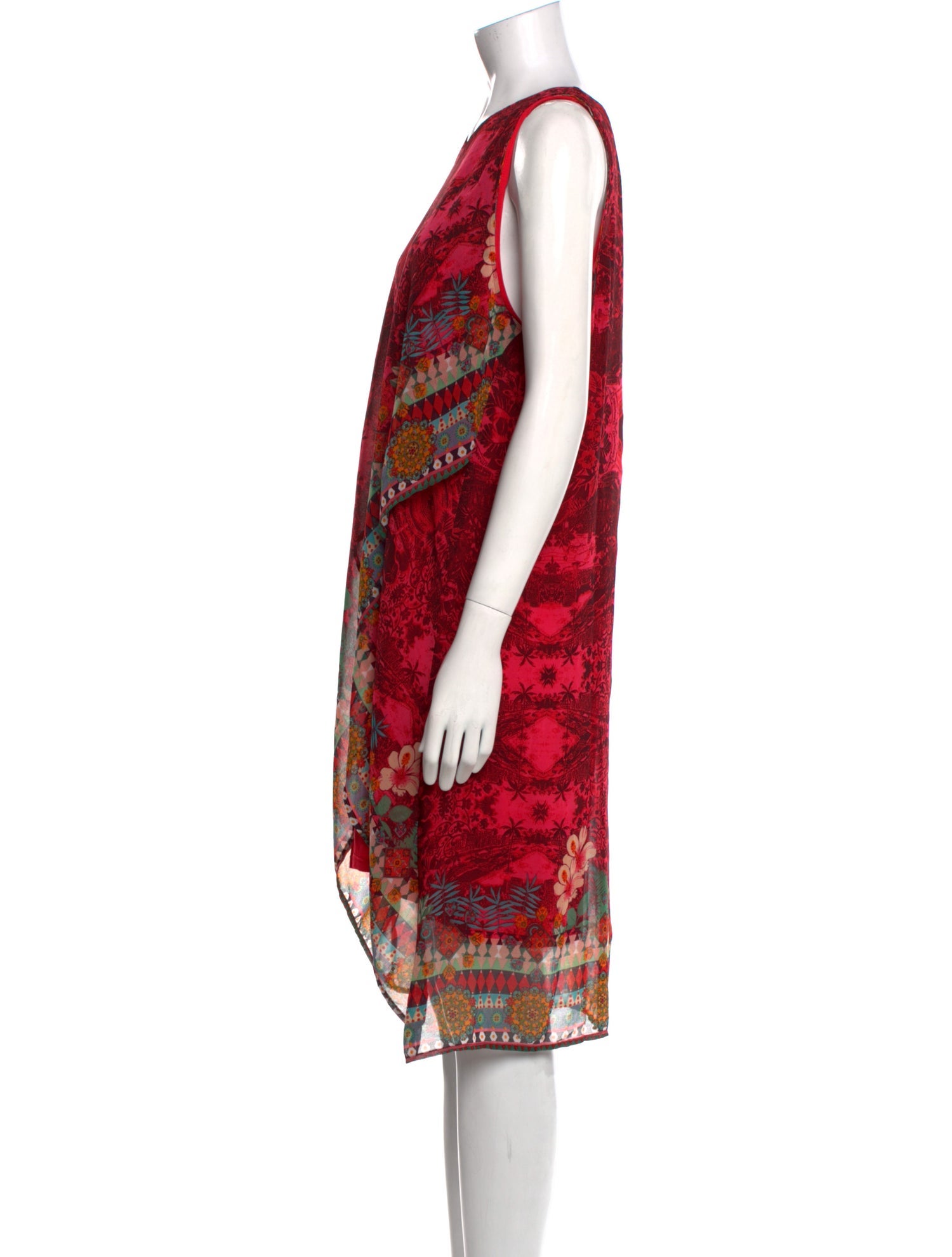 Desigual Silk Midi Length Dress