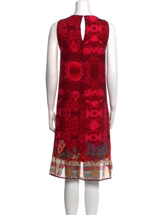 Desigual Silk Midi Length Dress