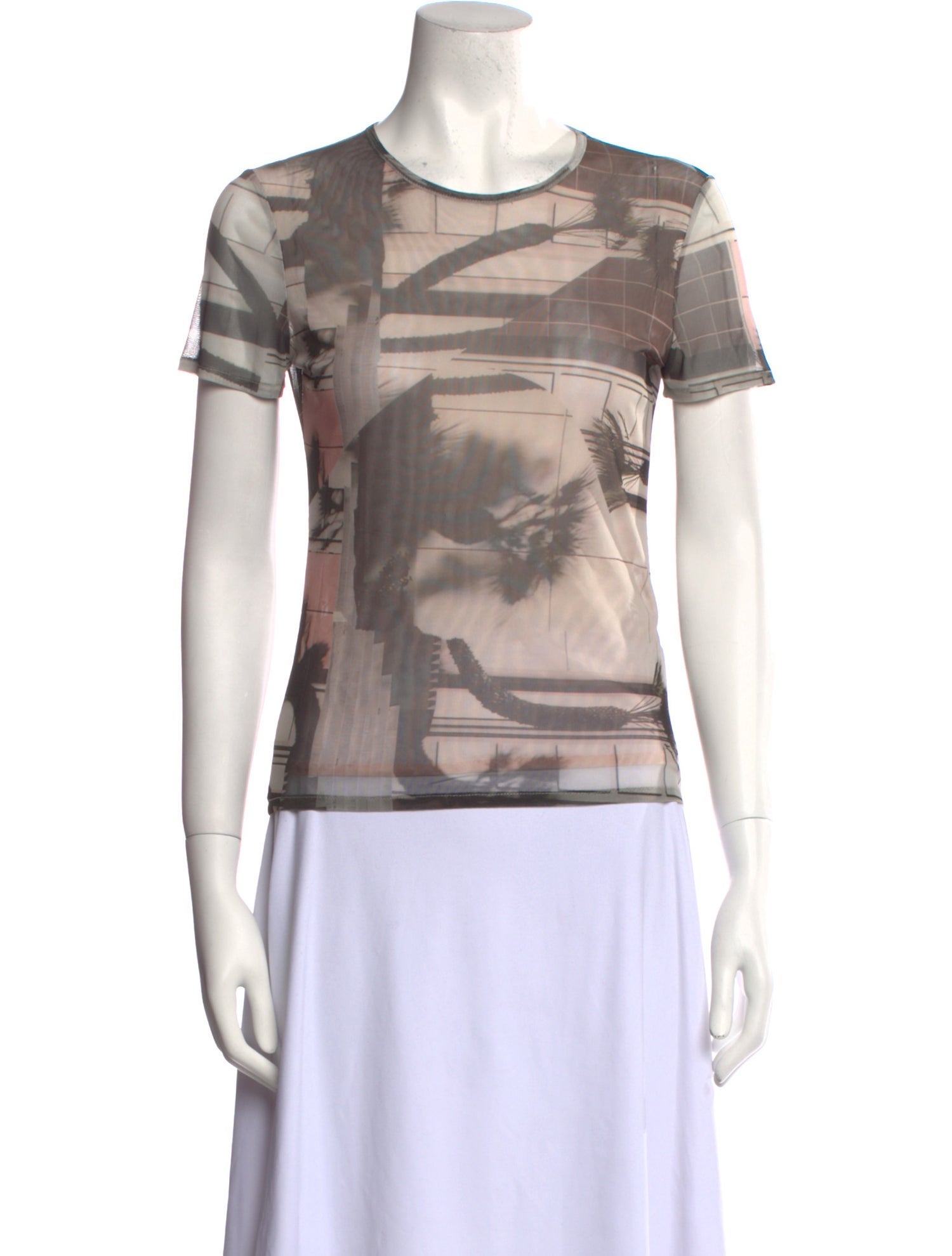 Desigual Printed Crew Neck T-Shirt