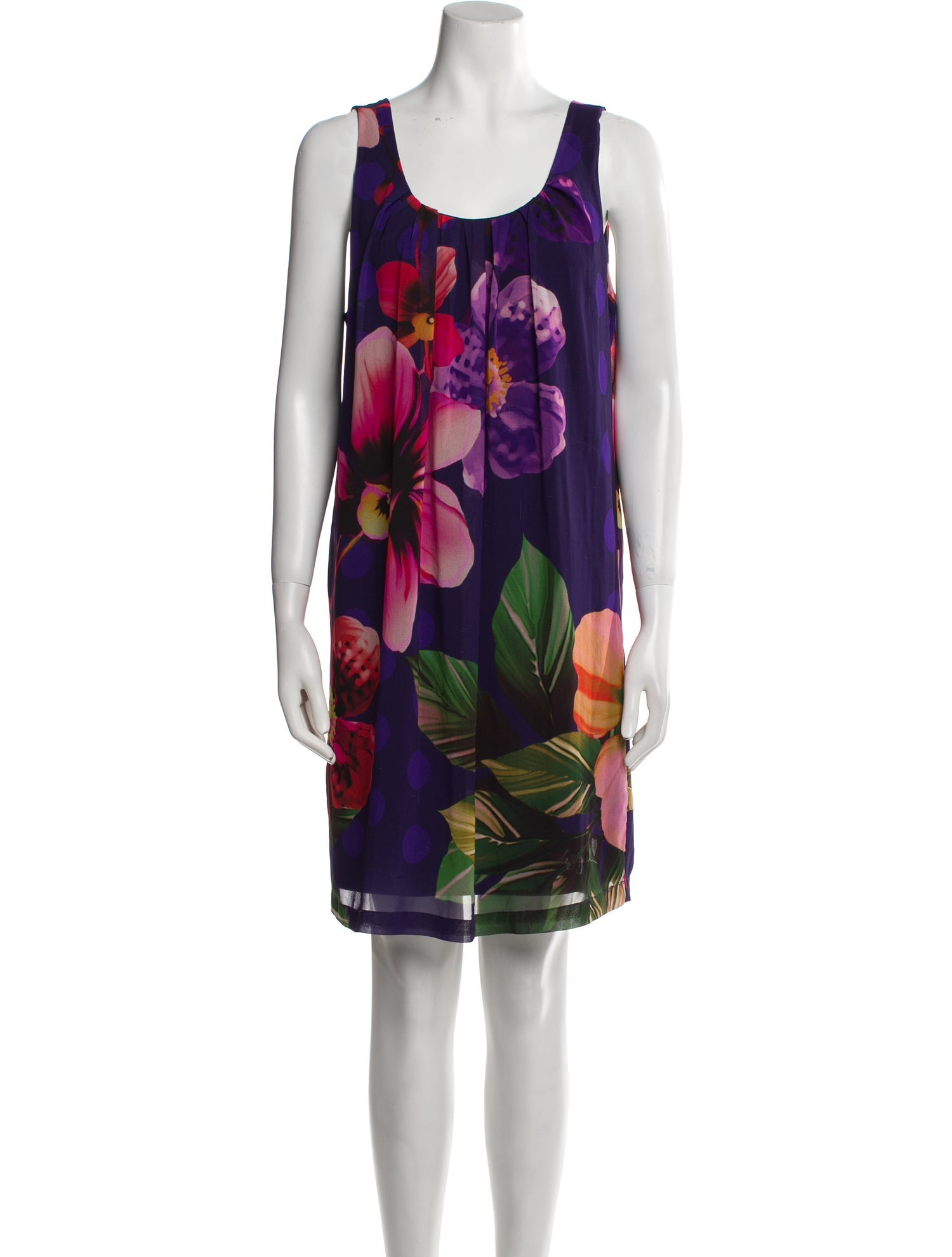 Desigual Silk Knee-Length Dress