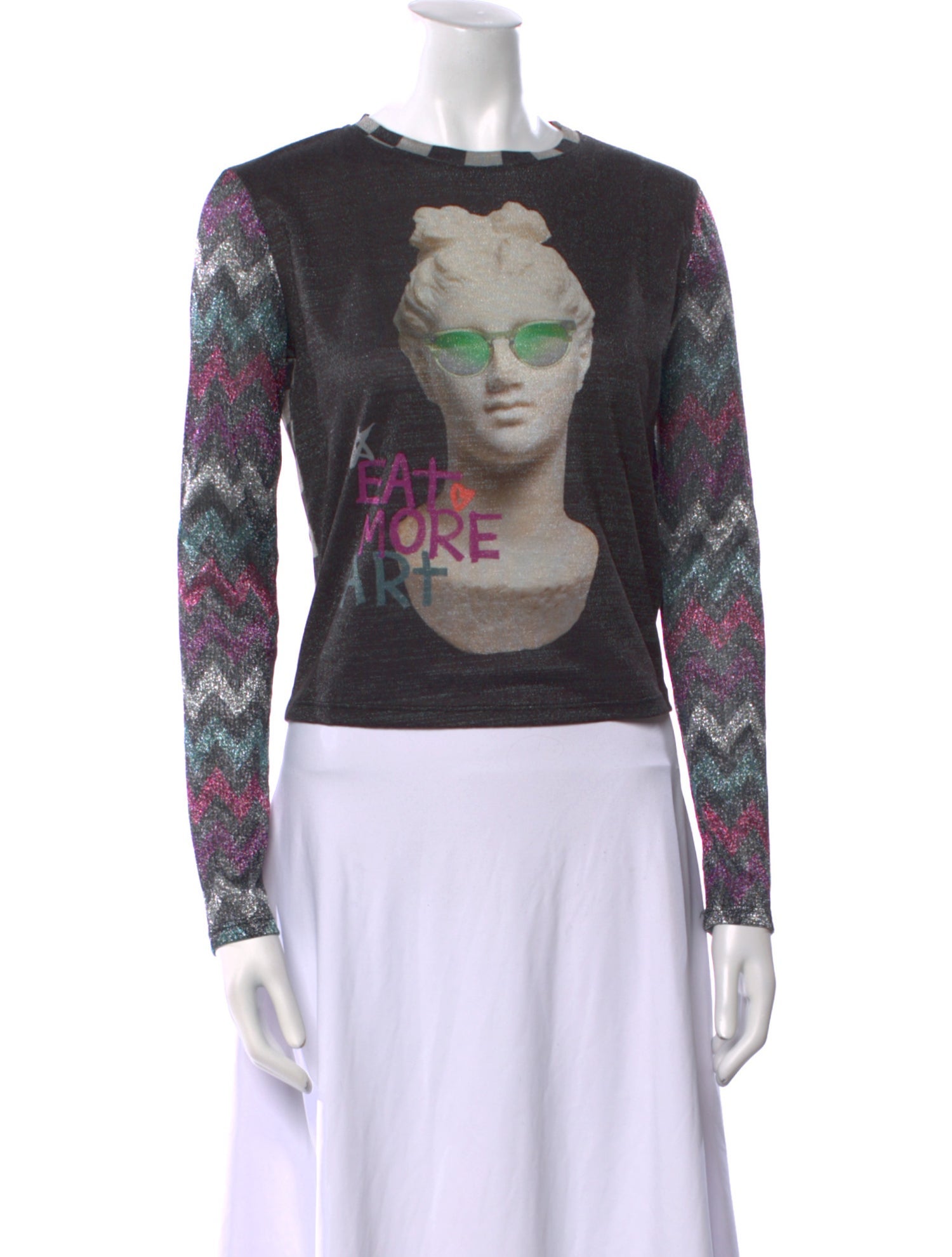 Desigual Wool Printed Sweatshirt