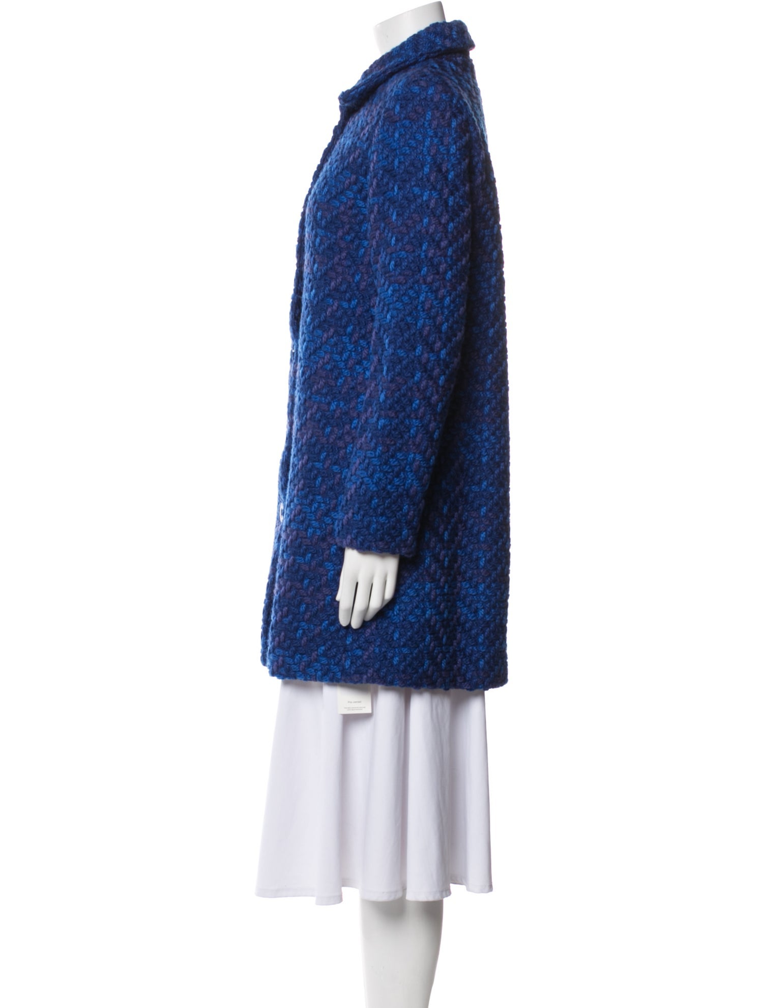 Desigual Tweed Pattern Coat