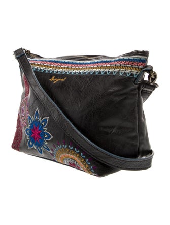 Desigual Leather Messenger Bag