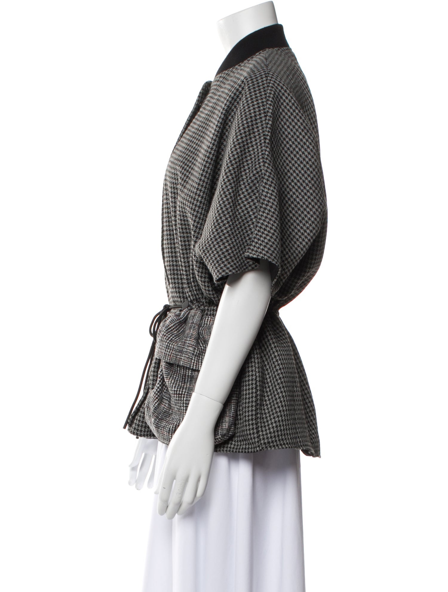 Desigual Houndstooth Print Jacket