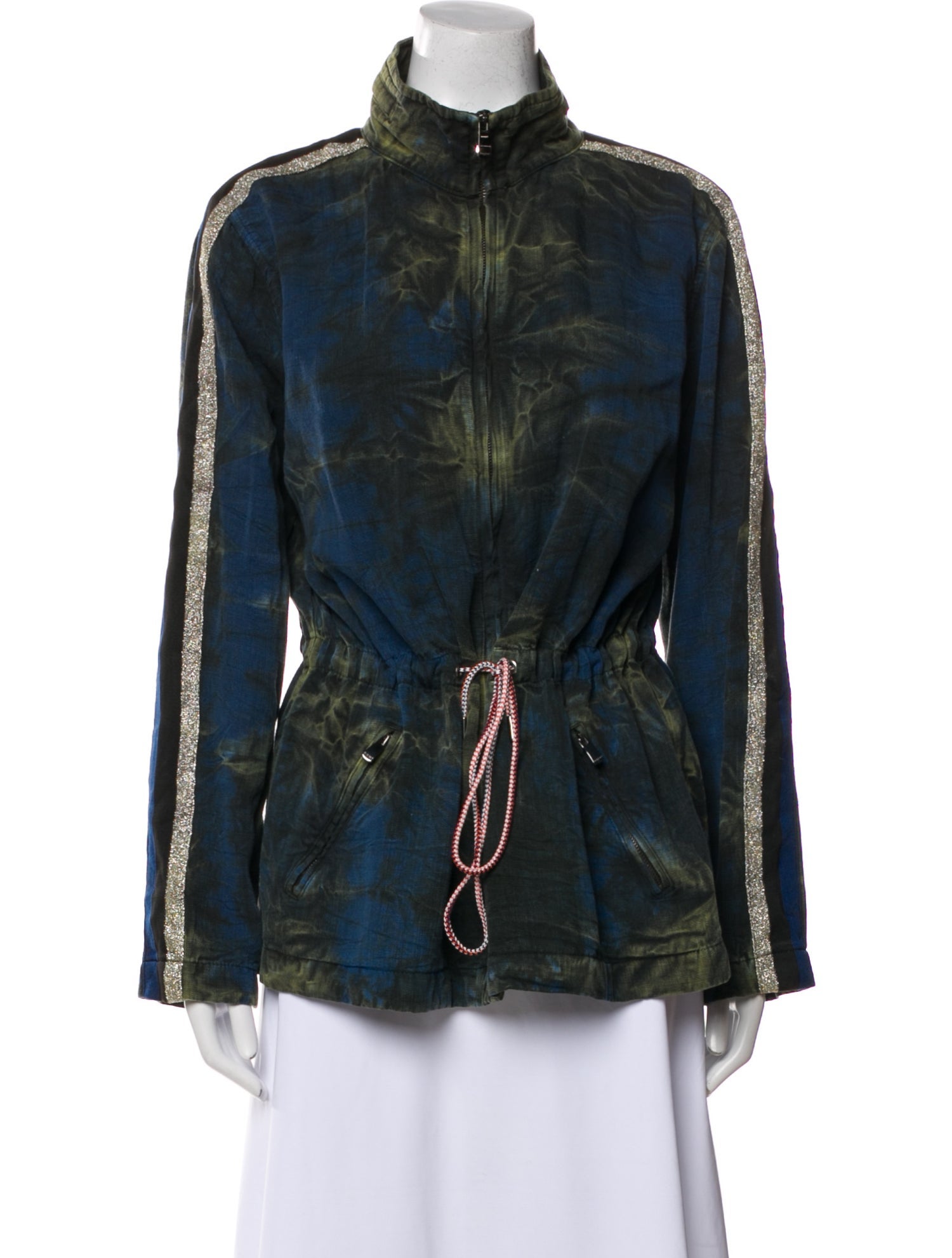 Desigual Floral Print Denim Jacket