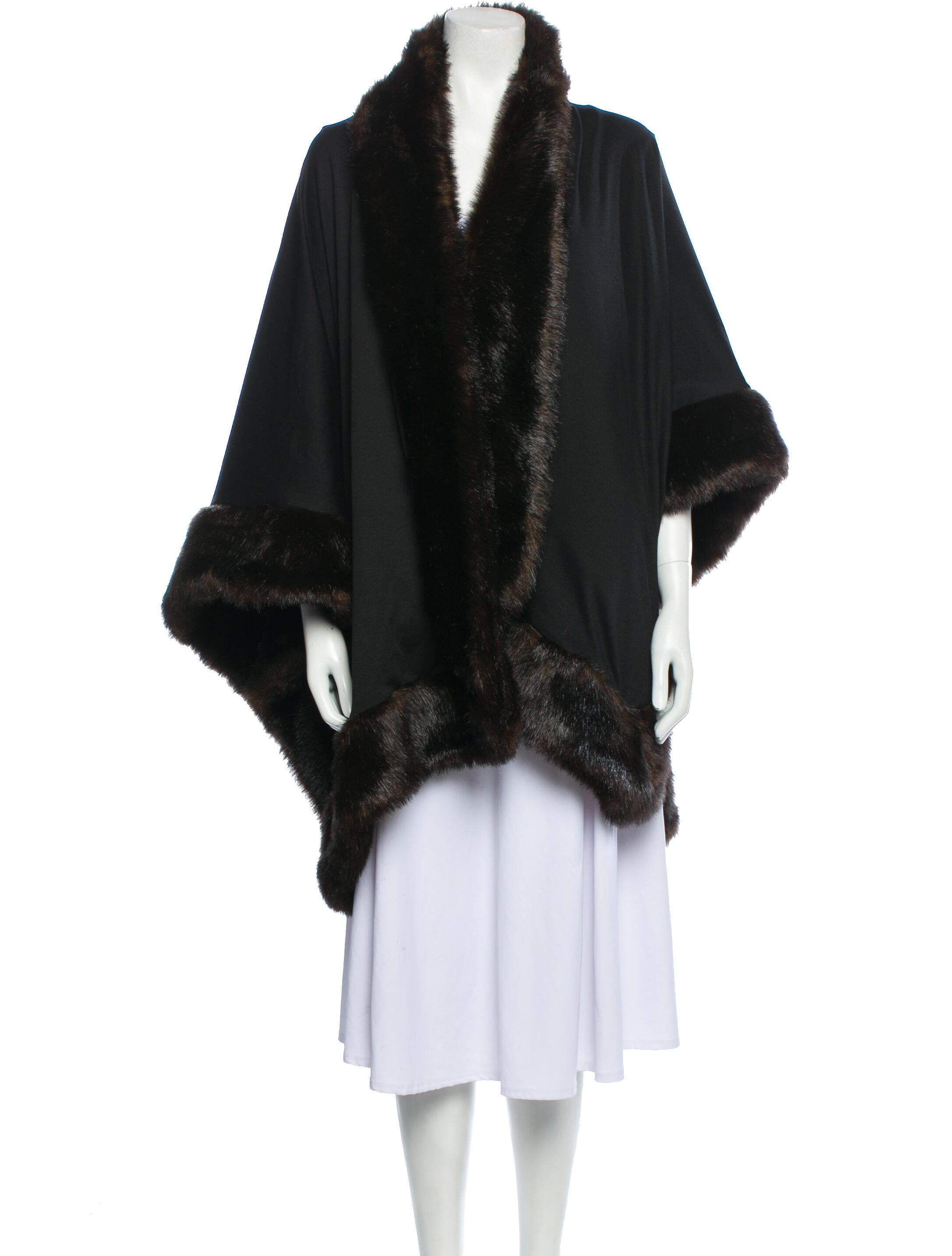 Donna Salyers Faux Fur Shawl