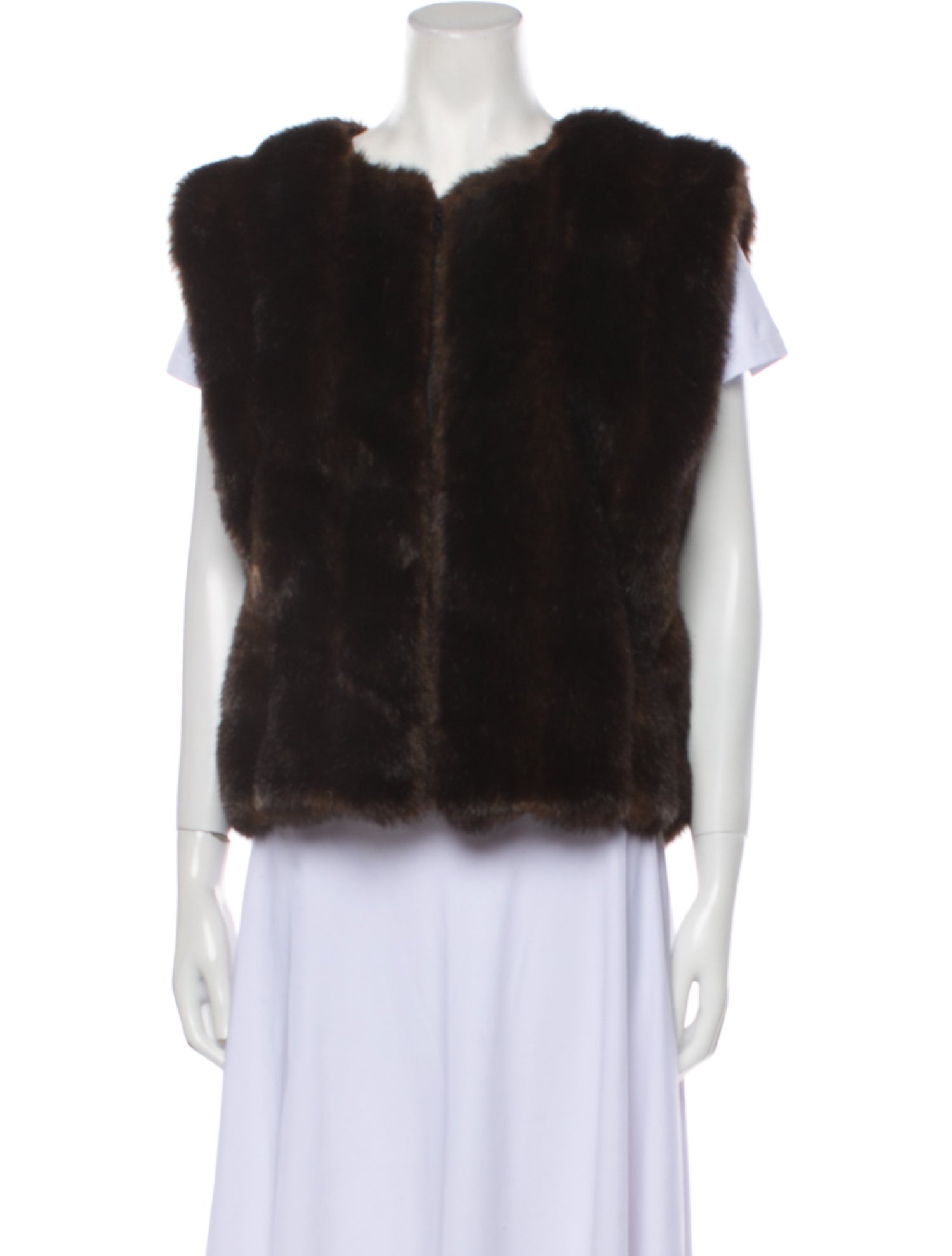 Donna Salyers Faux Fur Vest