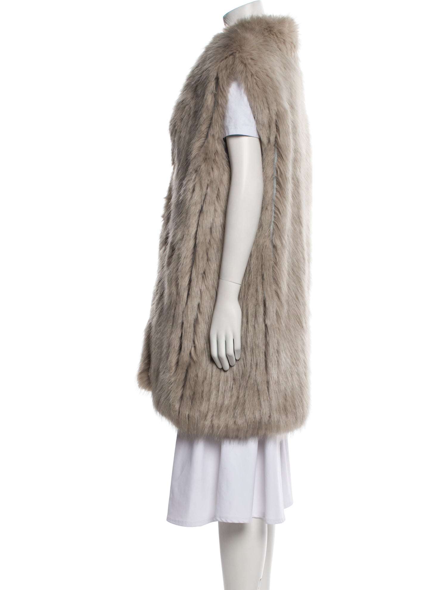 Donna Salyers Faux Fur Vest w/ Tags