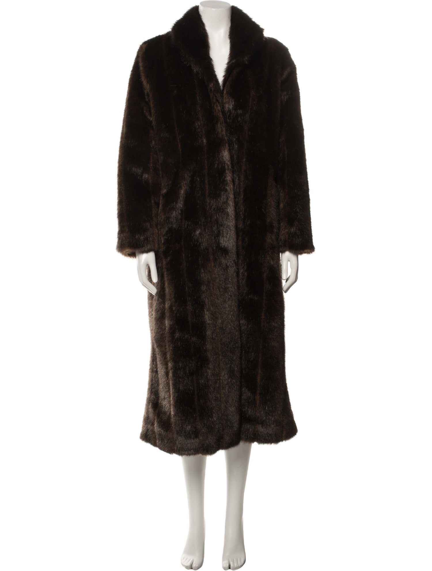 Donna Salyers Faux Fur Faux Fur Coat w/ Tags