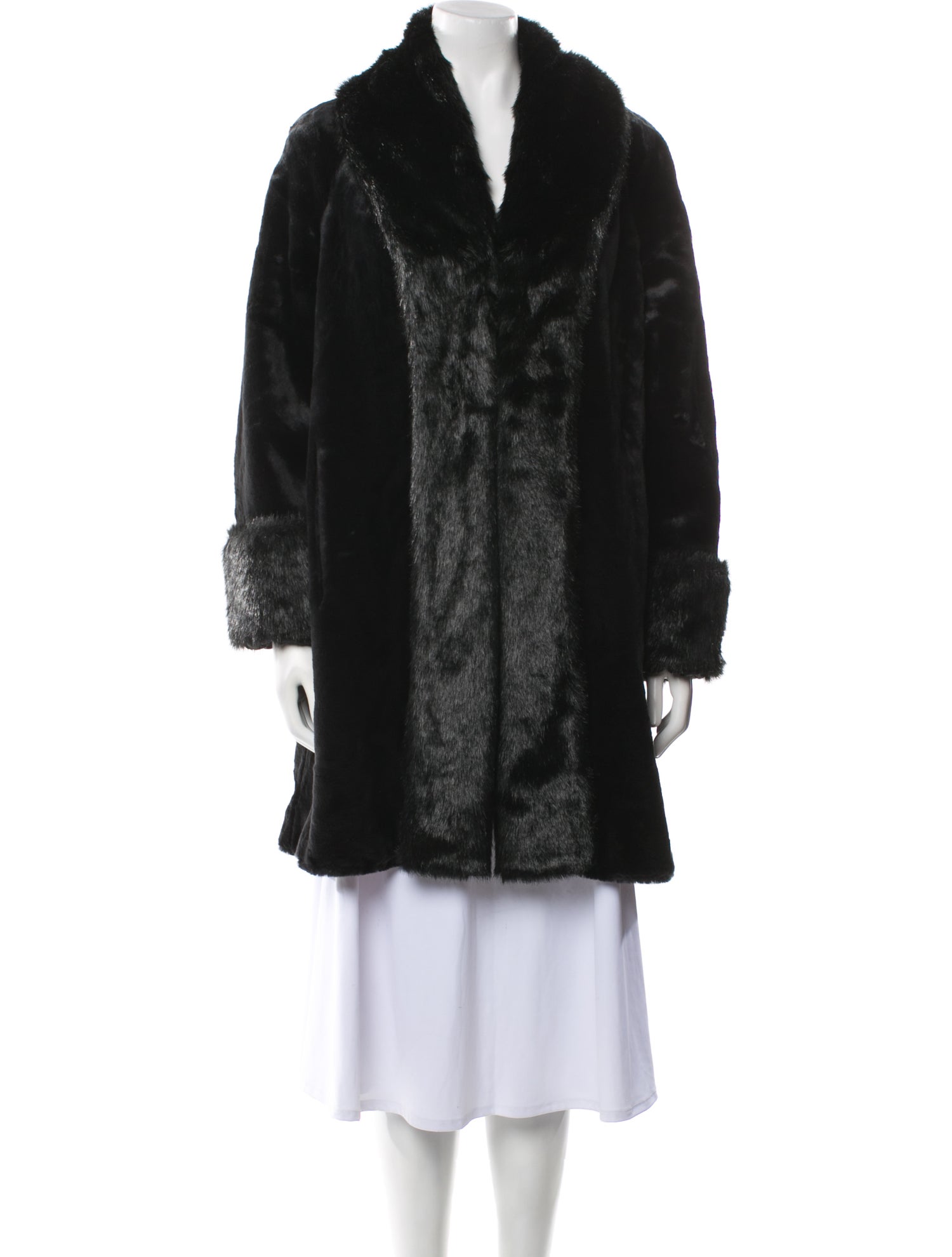 Donna Salyers Faux Fur Faux Fur Coat