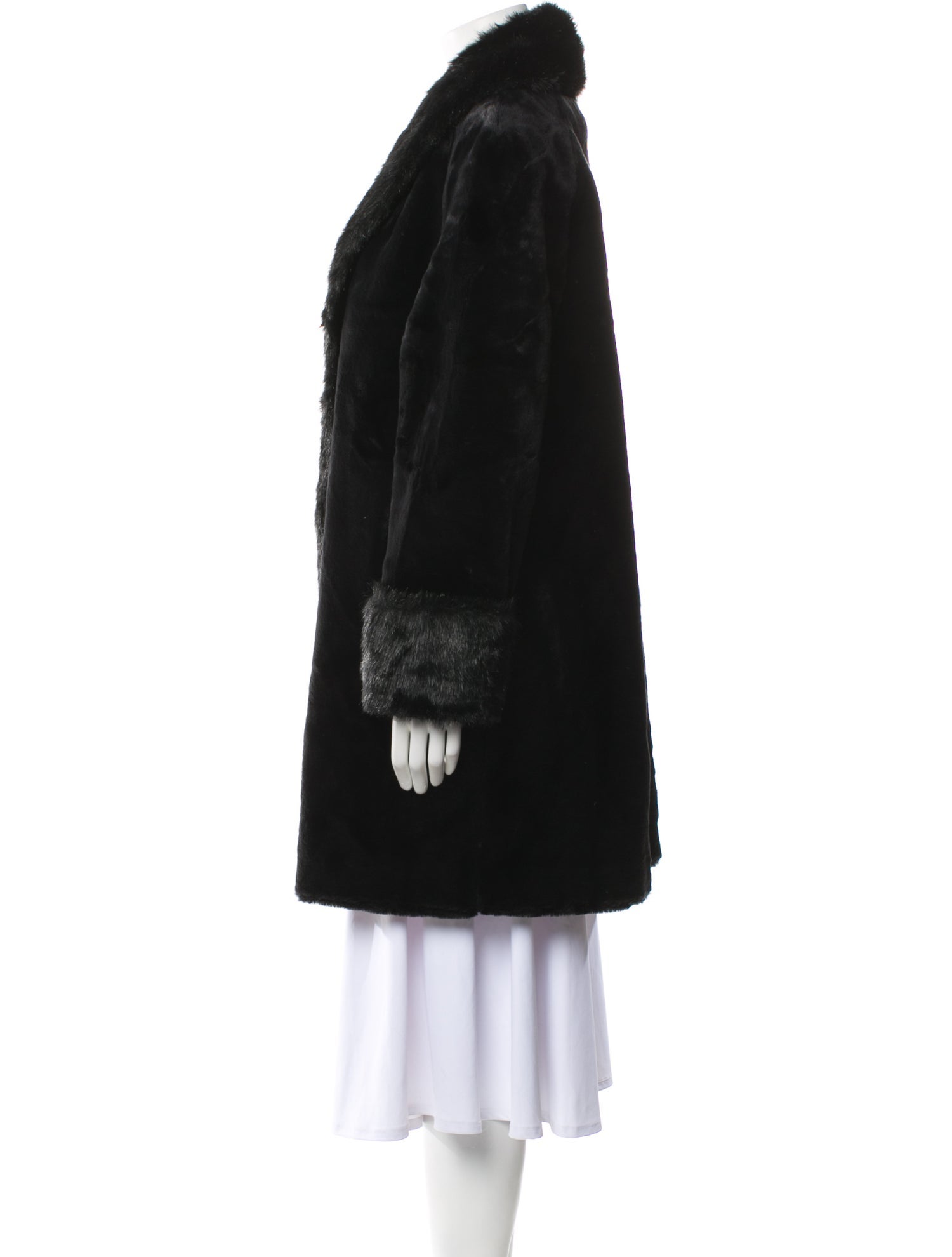 Donna Salyers Faux Fur Faux Fur Coat