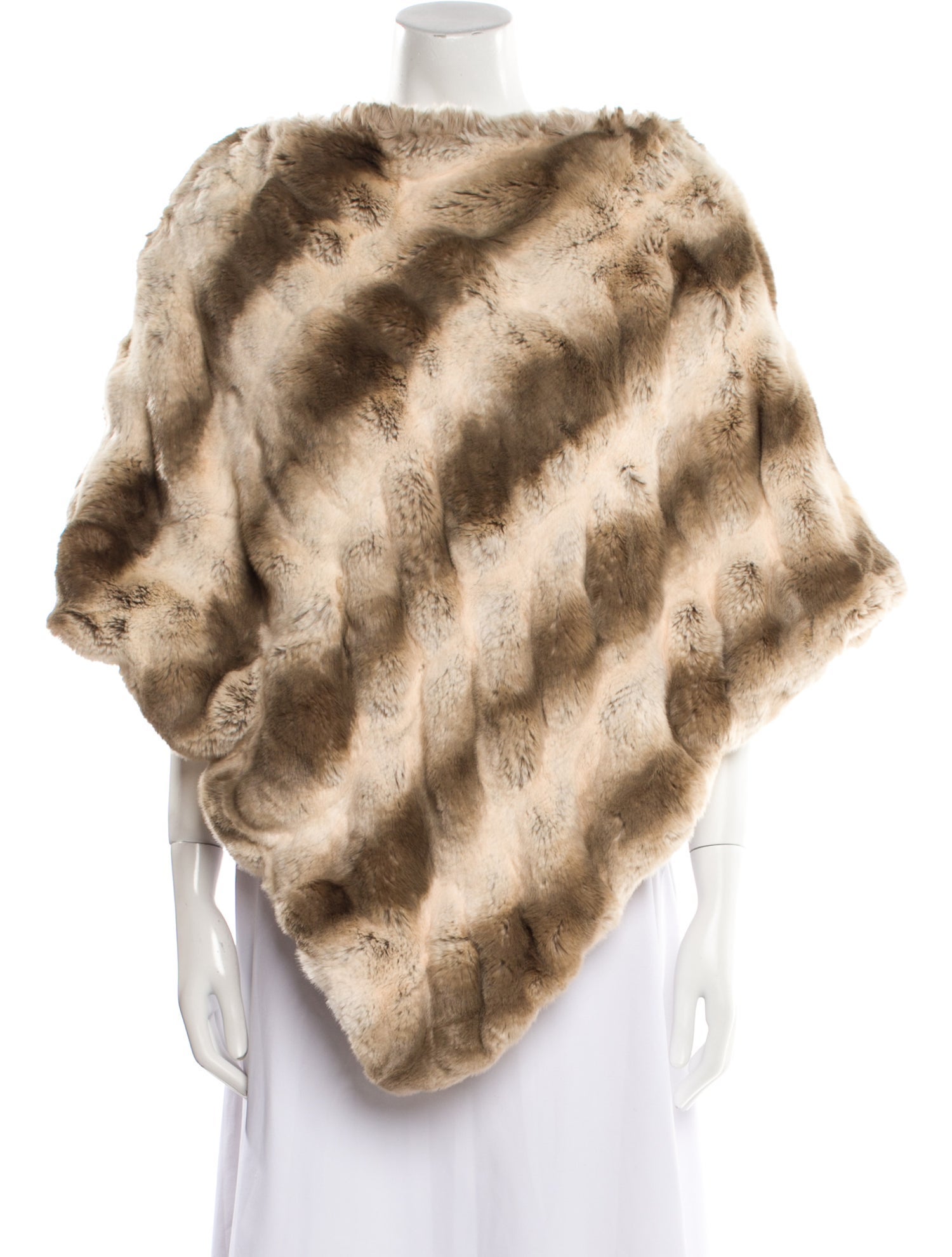 Donna Salyers Striped Poncho w/ Tags