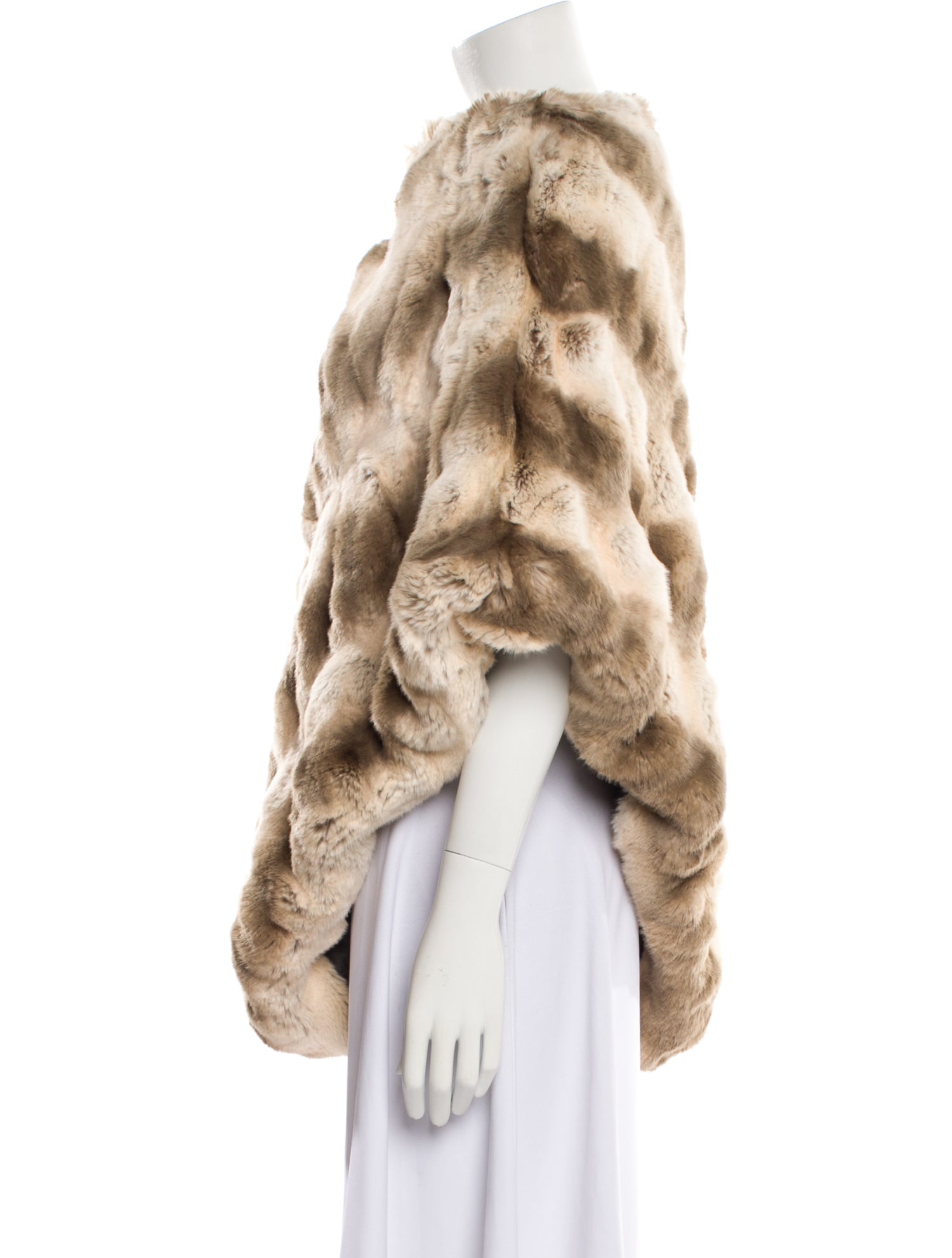 Donna Salyers Striped Poncho w/ Tags