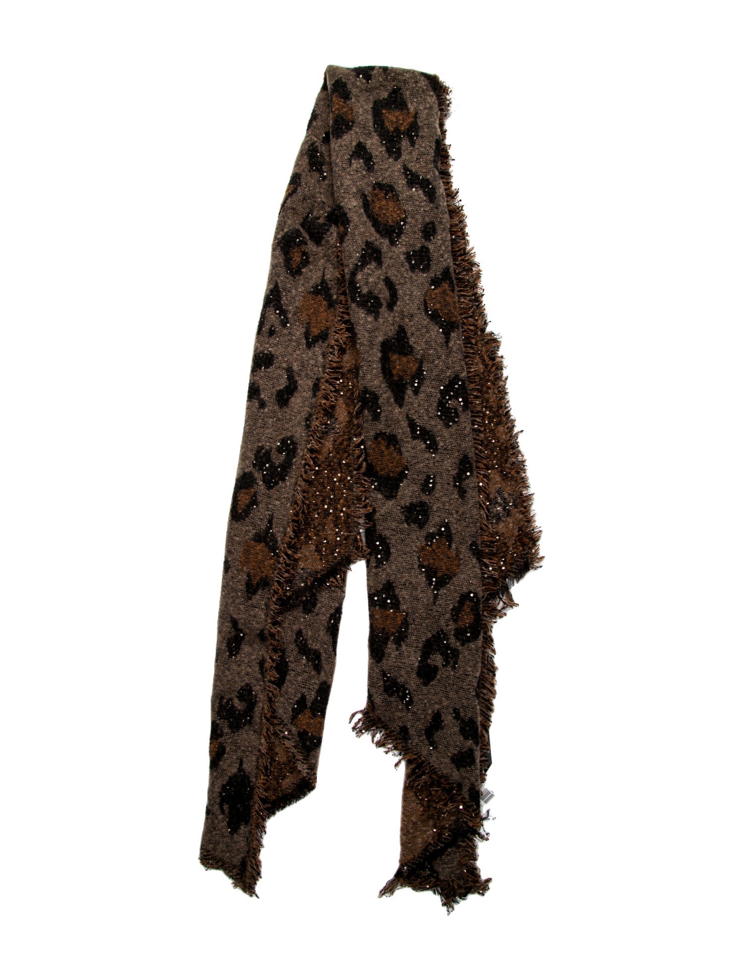 Donna Salyers Faux Fur Animal Print Scarf w/ Tags